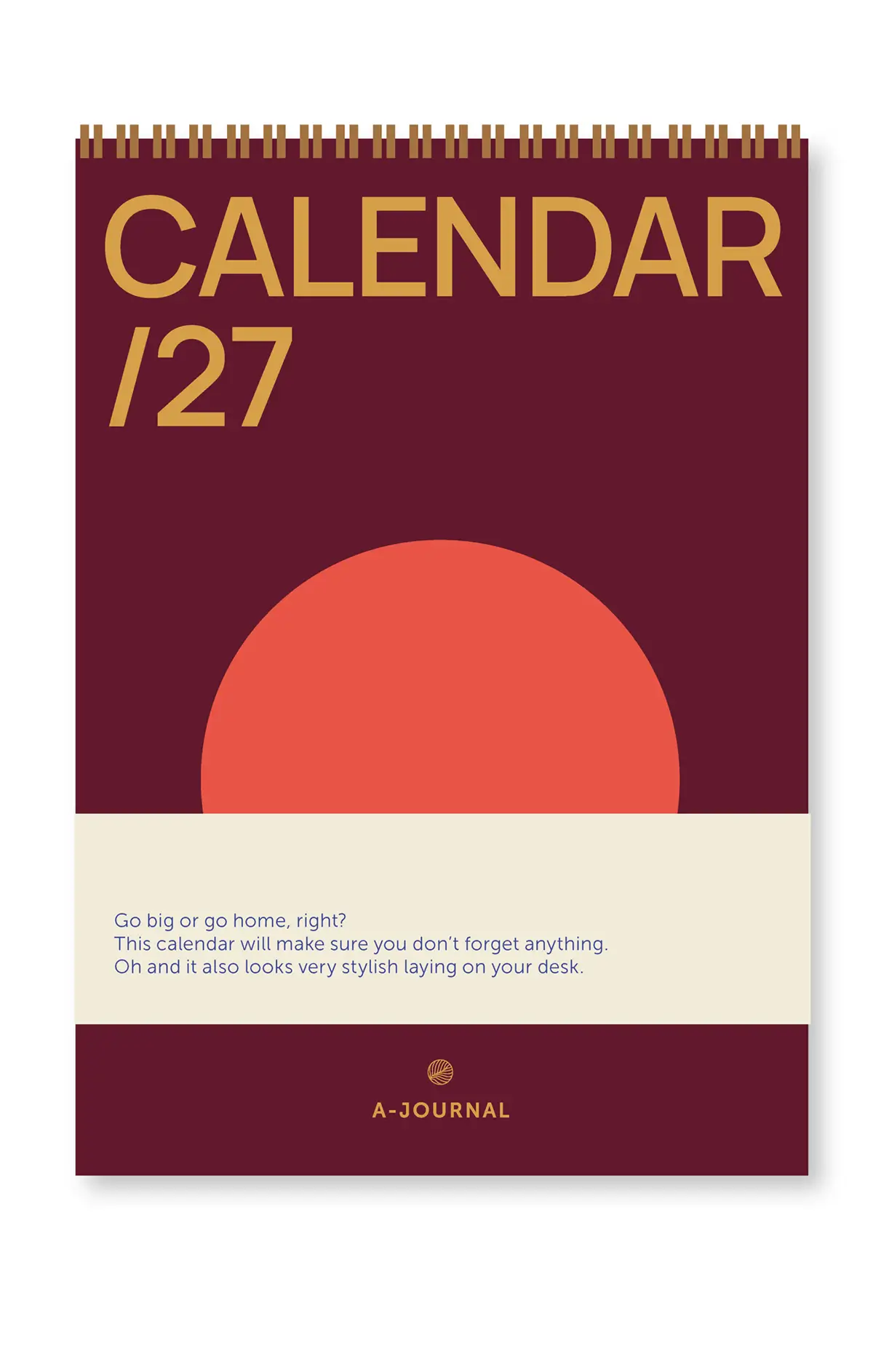 a-journal 2027 a3 wall calendar