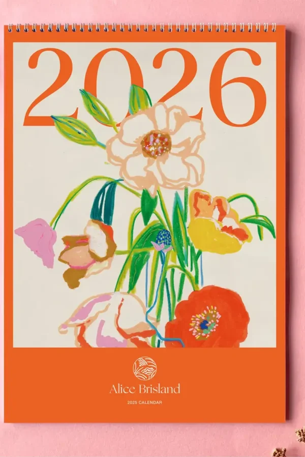 2026 calendar by alice brisland