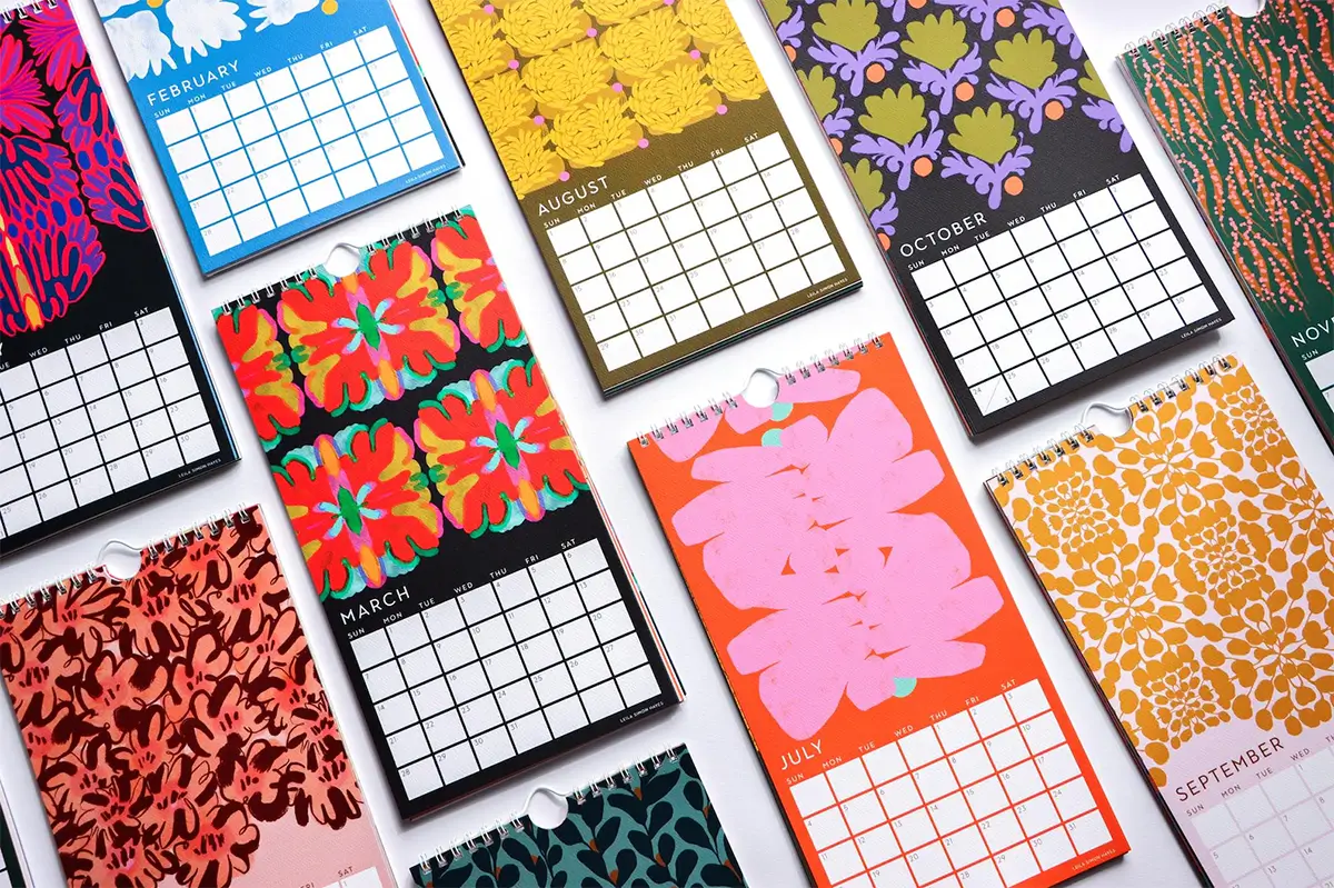 2027 calendar by artist leila simon hayes