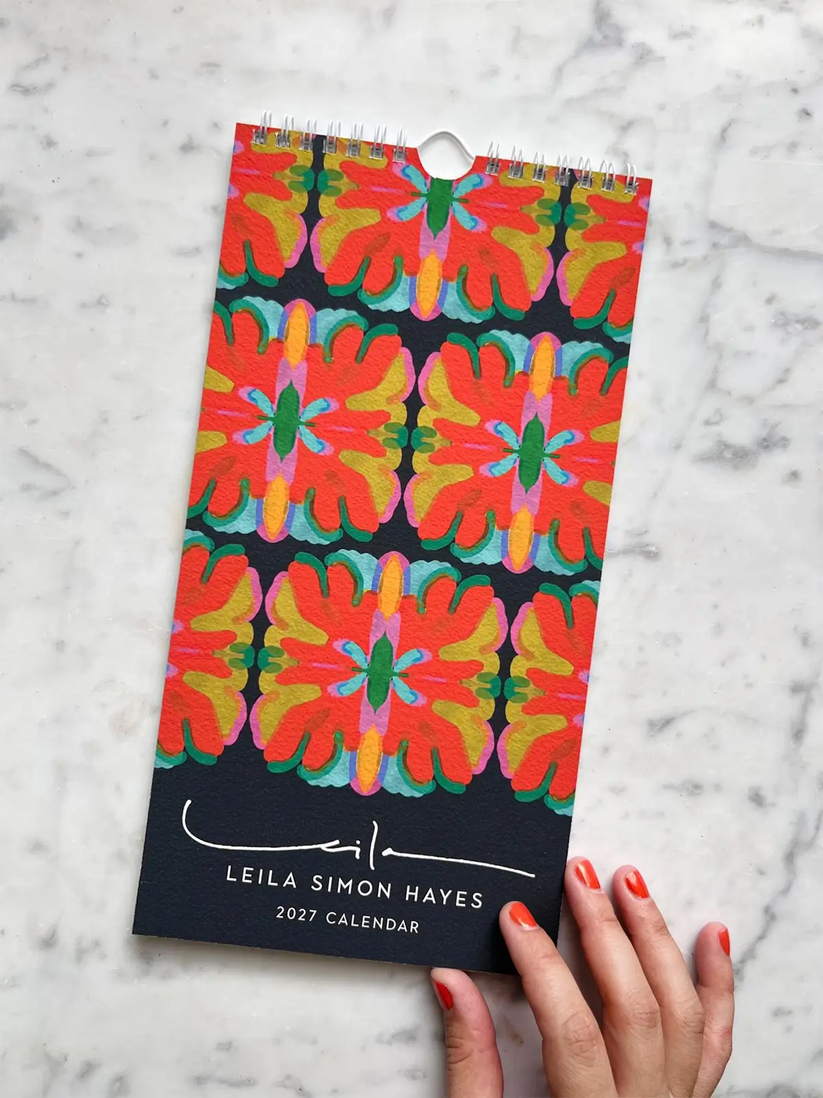 2027 calendar by artist leila simon hayes