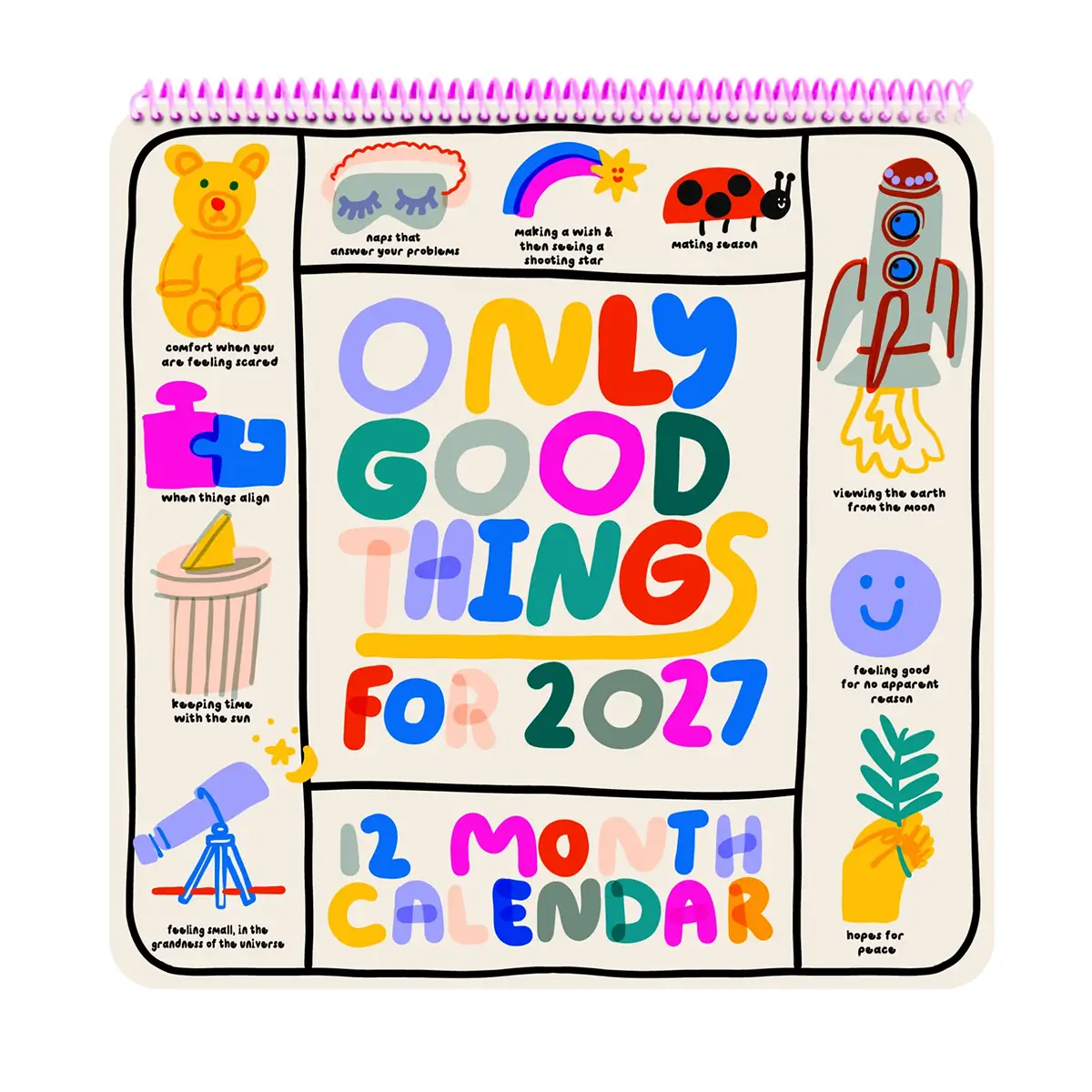 people I've loved 2027 calendar