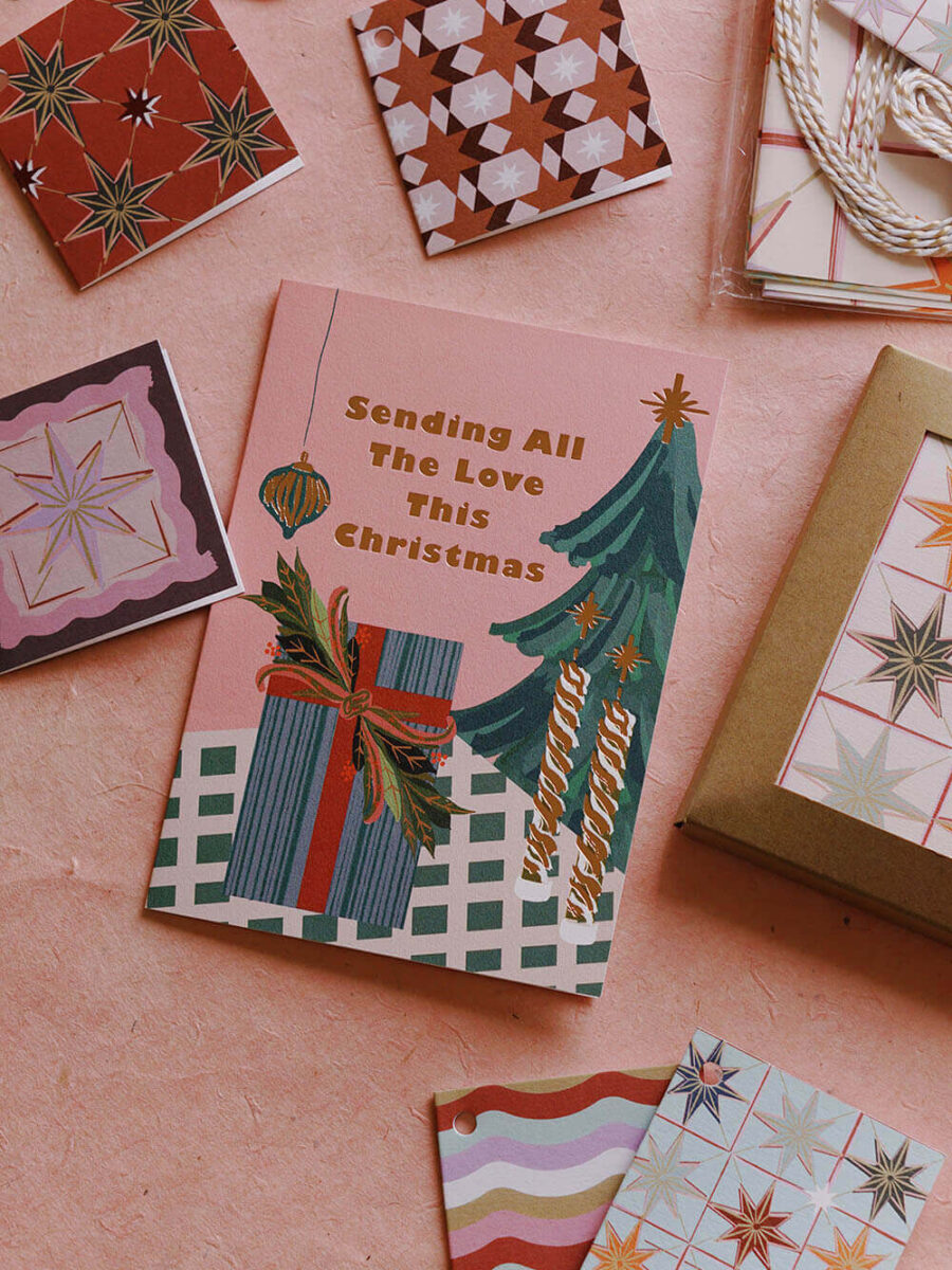 christmas cards for 2025 - shop holiday cards at wallflower