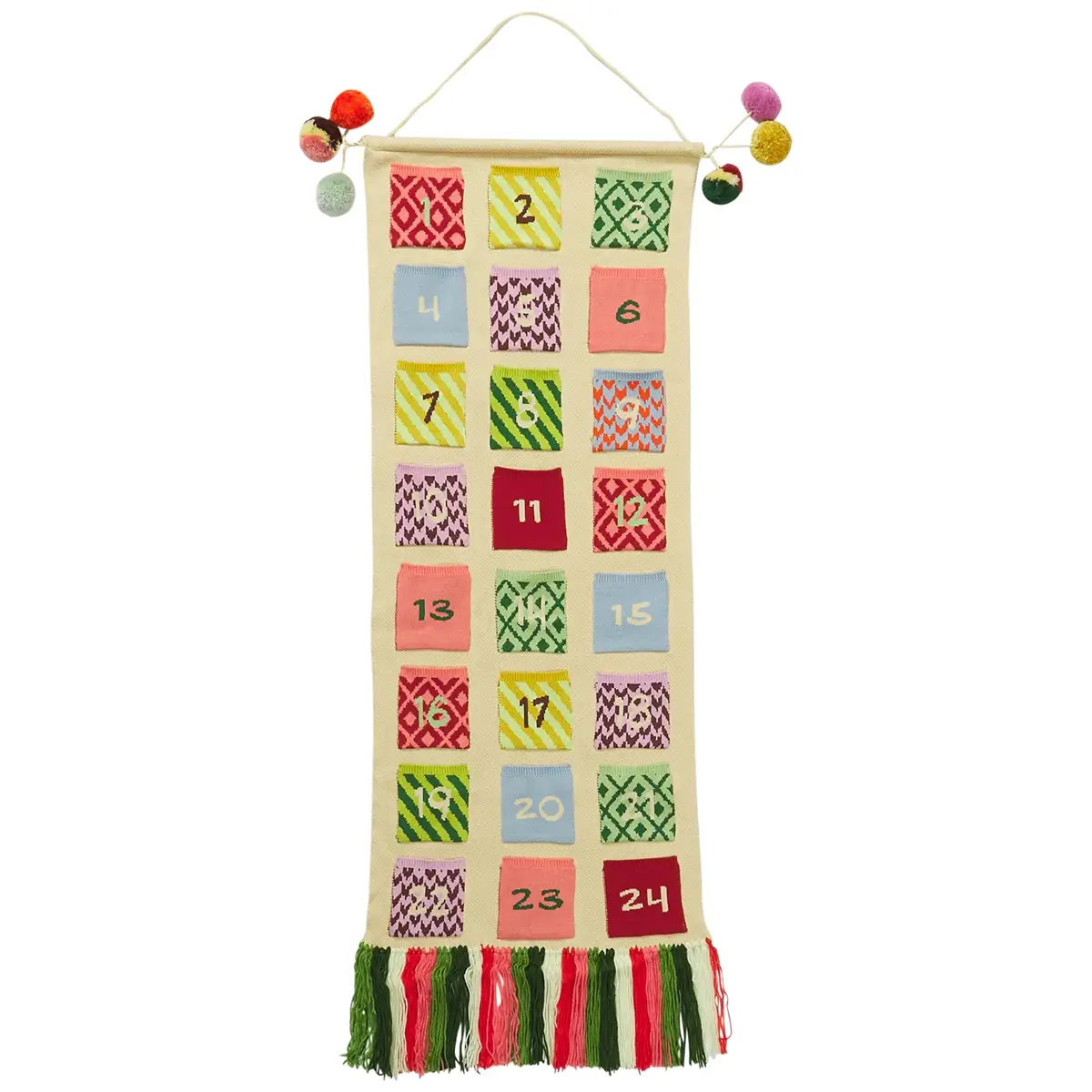 sage and clare advent calendar - palmina knitted